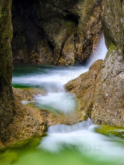 Torrent in the gorge of the Almbachklamm