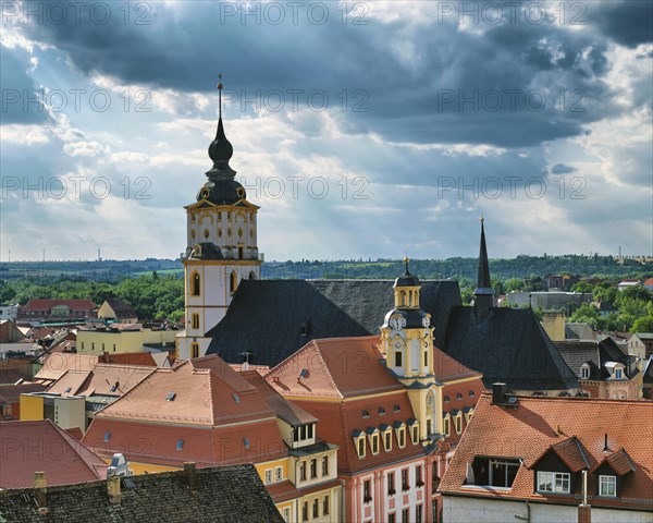 View of town hall and Marienkirche