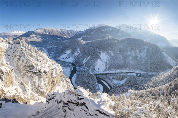 Ruinaulta or Rhine Gorge