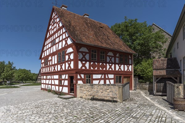 Historical half-timbered house