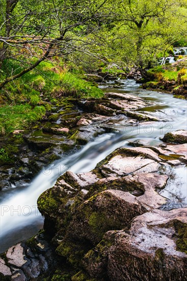 Little waterfall on the way to Blaen y Glyn Isaf Waterfall