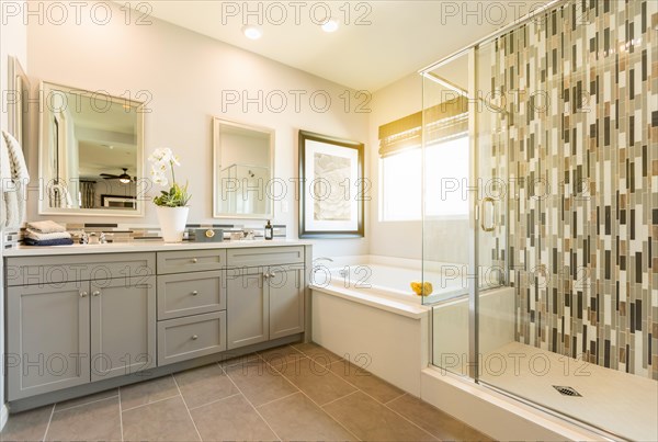 Beautiful custom master bathroom