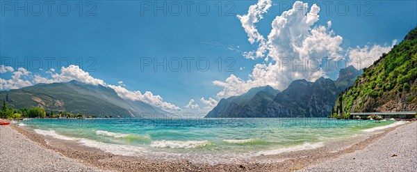 Lake Garda north shore at Linfano