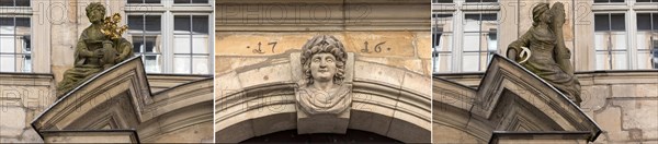 Sculpture of the spring goddess Flora
