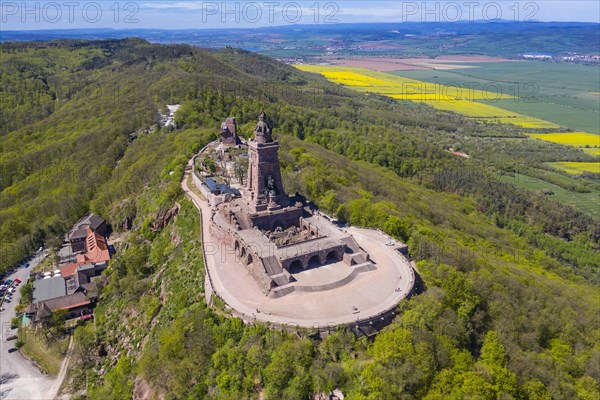 Aerial of the Kyffhaeuser Monument