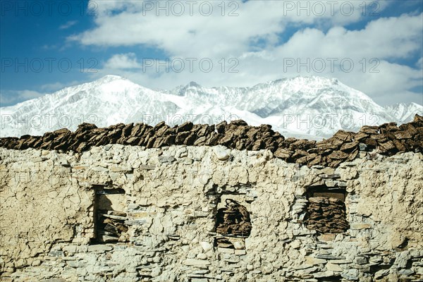 Stable made of stone and clay