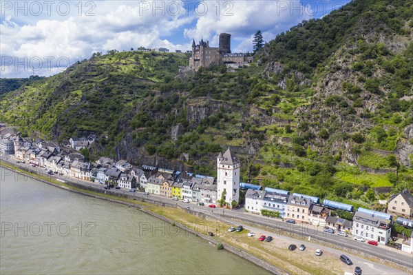 Castle Katz overlooking the Rhine and St. Goar