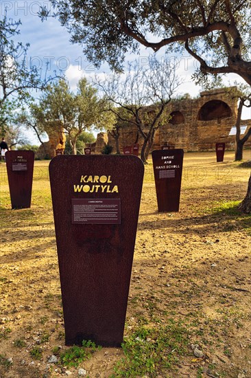 Memorial plaque to Karol Wojtyla