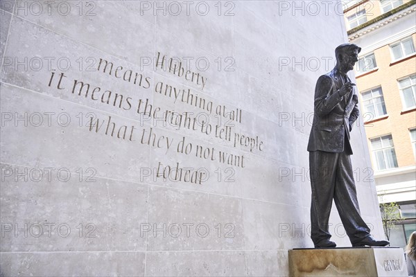 George Orwell congestion at BBC Broadcasting House