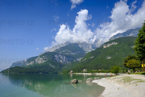 Molveno with Lake Molveno