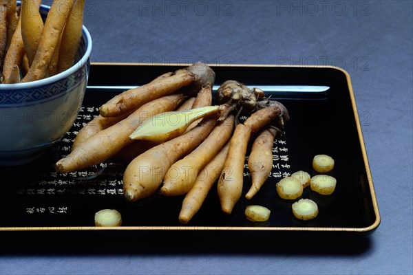 Fingerroot on tray