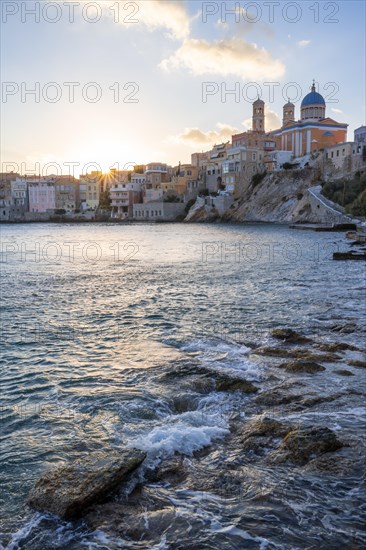 Coast and city view