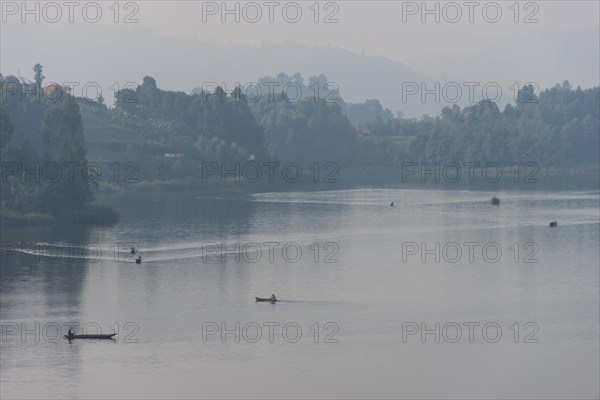 Overlook over Lake Bunyonyi