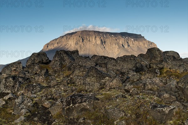 Table volcano Heroubreio or Herdubreid