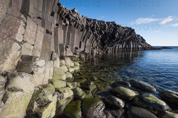 Basalt cliff