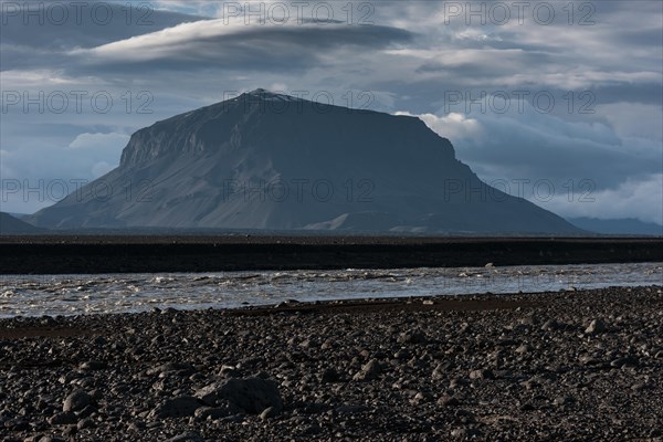 Glacial river Joekulsa a Fjoellum