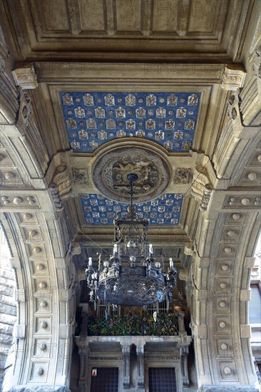 Wrought iron chandelier