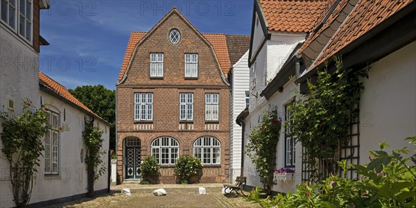 Houses in the street Wasserreihe