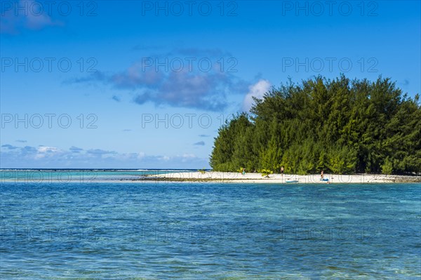 White sand beach and turquoise waters