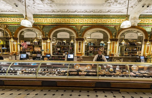 Counter with cakes and pastries
