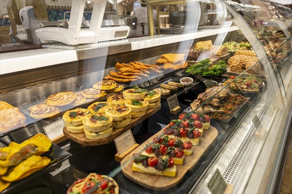 Food in a display