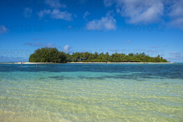 White sand beach and turquoise waters