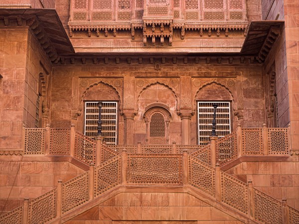 Staircase and rampart