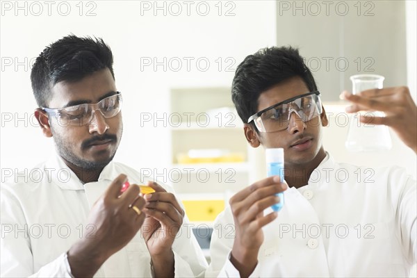 Students in an internship at the university