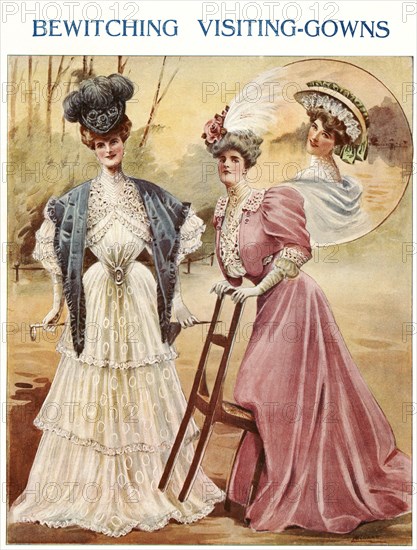 Edwardian fashion plate circa 1910