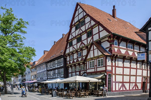 Historic half-timbered houses