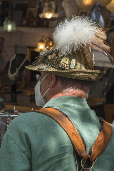 Bavarian with traditional hat