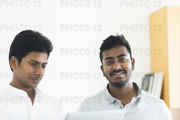 Students do an internship in technology