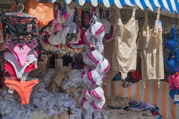 Old-fashioned and modern underwear