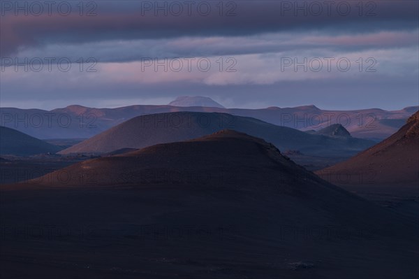 Mountains in the evening light