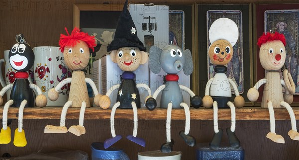 Funny wooden figures