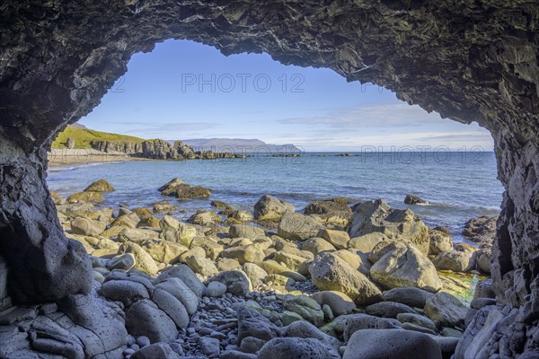 View from the waterfall cave