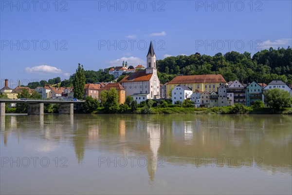 Innviertel with St. Gertraud and pilgrimage church Mariahilf