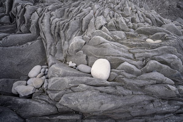 Stone structures at the old harbour of