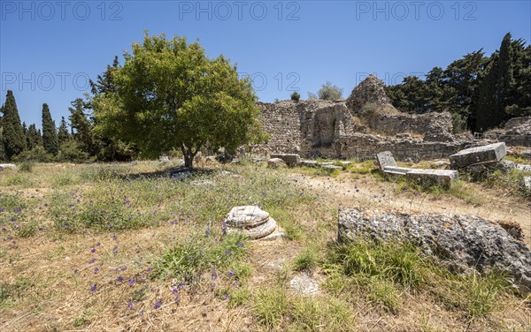 Remains of buildings