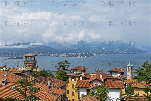 View from Stresa to Isola Madre and Verbania
