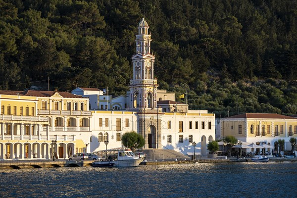 Monastery of Archangel Panormitis in the evening light