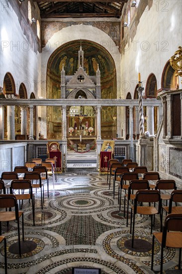Nave of the Church of Santa Maria in Cosmedin