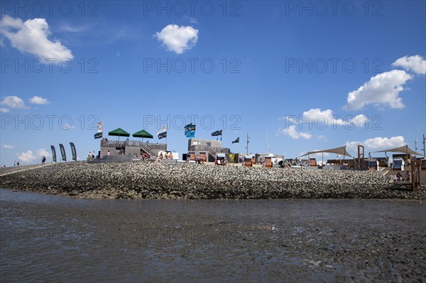 Water sports centre of the family lagoon Perlebucht