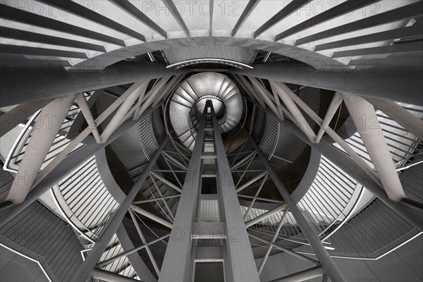 Stairs at Reinoldikirche underground station turned 180 degrees