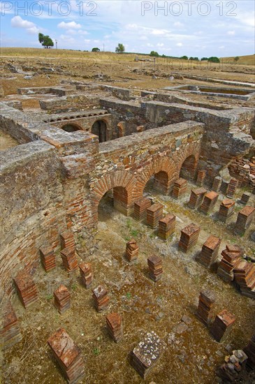 Ruins of the Roman villa of Pisoes