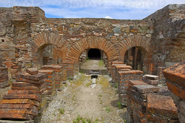 Ruins of the Roman villa of Pisoes
