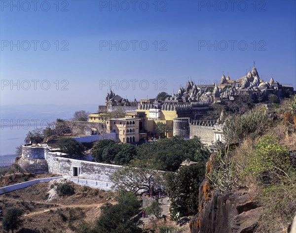 Palitana Jain temples in Shatrunjaya hill