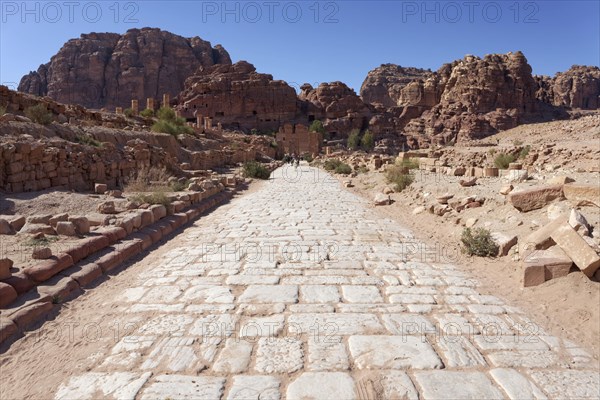 Pavement on Colonnaded Street
