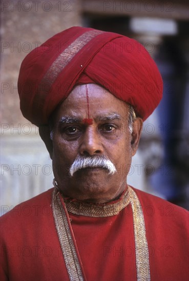 Wrestling Umpire during Dussera festival