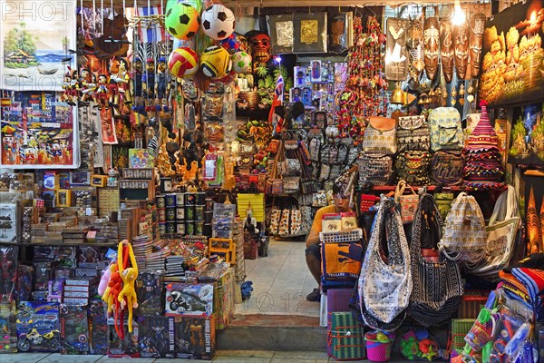 Typical souvenir stall